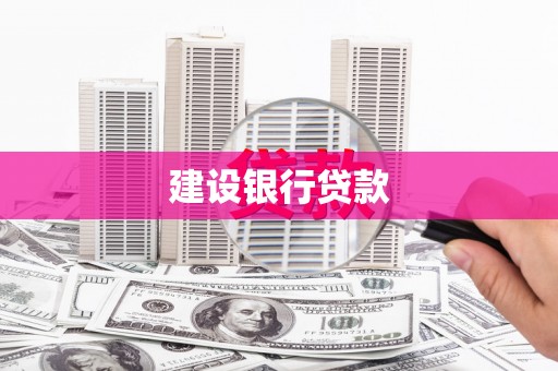沛县建设银行贷款