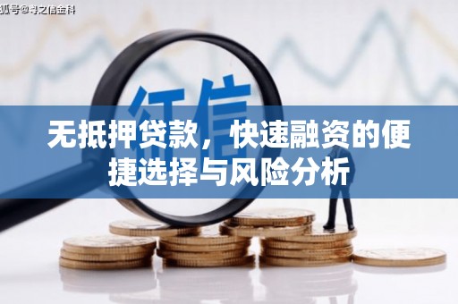 沛县无抵押贷款，快速融资的便捷选择与风险分析