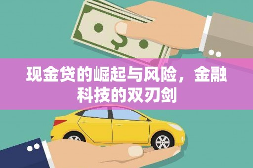 沛县现金贷的崛起与风险，金融科技的双刃剑