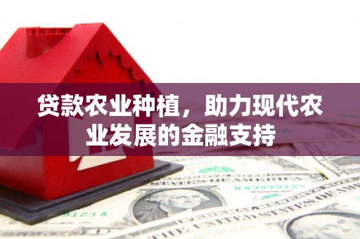 沛县贷款农业种植，助力现代农业发展的金融支持